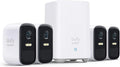 eufy Security eufyCam 2C Pro, Draadloze bewakingscamera, Beveiligingssysteem 180 dagen batterijduur, HomeKit compatibiliteit, 2K resolutie, IP67 waterbeschermingsgraad, Nachtzicht, 4-cam set
