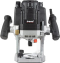 Trend T8 12mm Dual-Mode Bovenfrees voor de Werkplaats, Ontworpen voor Gebruik met de Hand en op de Freestafel, 2200 W, 230V, Zwart, T8EK/EURO(T8 bovenfrees)